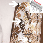 Cortina Floreal 3 Metros Sala Quarto Trilho Suisso - Marrom