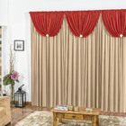 Cortina Flórida Casa Dona 200x170cm Vermelho