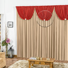 Cortina Flórida Casa Dona 200x170cm Vermelho