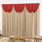 Cortina Flórida Casa Dona 200x170cm Vermelho