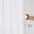 Cortina Frida Bege 5,50x2,50m 2 Folhas Inspire