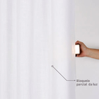 Cortina Frida com Forro Bege 2,60x1,80m 2 Folhas Belchior