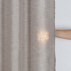 Cortina Frida com Forro Marrom 2,60x1,80m 2 Folhas Belchior