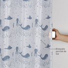 Cortina Fundo Do Mar Branca 2,80x2,30m 2 Folhas Branyl