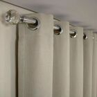 Cortina Gaze De Linho 400m X 270m Com Tecido Corta Luz