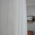 Cortina Gaze De Linho 6,00larg X 2,60alt Offwhite Decore&cubra
