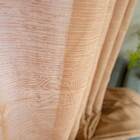 Cortina Gaze De Linho Com Forro Leve 3.00 X 2.60m - Terracota