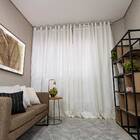 Cortina Gaze De Linho Com Forro Leve 5.00 X 2.60m Glm - Linho