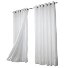 Cortina Gaze De Linho Com Forro Leve 6.00 X 2.60m Glm - Branc