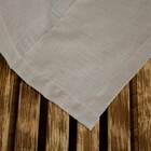 Cortina Gaze De Linho Voal 3.00 X 2.60m Gls - Ocre-bege C/ Il