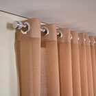 Cortina Gaze De Linho Voal 3.00 X 2.60m Gls - Terracota C/ Il