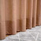 Cortina Gaze De Linho Voal 3.00 X 2.60m Gls - Terracota C/ Il