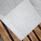 Cortina Gaze De Linho Voal 4.00 X 2.60m Gls - Branco C/ Ilhós