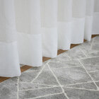 Cortina Gaze De Linho Voal 5.00 X 2.60m Gls - Branco C/ Ilhós