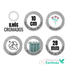 Cortina Gaze Linho C/forro 4,00l X 2,60a Decore&cubra