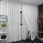 Cortina Gaze Linho C/forro 4,00l X 2,60a Decore&cubra