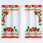 Cortina Gourmet Varão Cozinha Tecido Oxford 2,00m X 1,30m - M