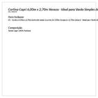 Cortina Grande 6 Metros Para Quarto 6,00m X 2,70m Veneza - Id