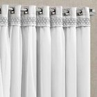 Cortina Grécia 3 Mts Sala Quarto Blackout Para Varão - Branca