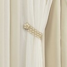 Cortina Grécia 4 Mts Sala Quarto Blackout Para Varão - Palha