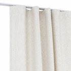 Cortina Havini Rodizio Deslizante Poliéster e Algodão Bege 2,60x2,30m 2 Folhas Vestis