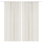 Cortina Havini Rodizio Deslizante Poliéster e Algodão Bege 2,60x2,30m 2 Folhas Vestis