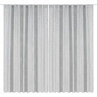 Cortina Havini Rodizio Deslizante Poliéster e Algodão Cinza 4,00x2,50m 2 Folhas Vestis