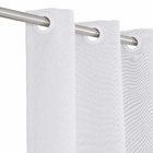 CORTINA HERA 100% BLACKOUT TECIDO 4,00X2,60 LEROY 0001 BRANCO