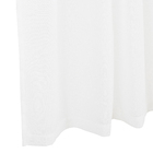 Cortina Hermes Rodizio Deslizante Poliéster Branco 2,60x2,30m 2 Folhas Vestis