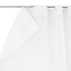 Cortina Hermes Rodizio Deslizante Poliéster Branco 4,00x2,50m 2 Folhas Vestis