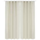 Cortina Hermes Rodizio Deslizante Poliéster Cinza 2,60x2,30m 2 Folhas Vestis