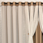 Cortina Idealle Tecido Blackout Voal Premium 2 00x1 70m Corta