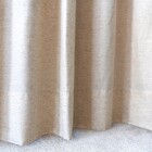 Cortina Ilhós Varão Tradicional de Poliéster Creme 5,6x3m 2 Folhas Namedi