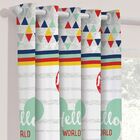 Cortina Infantil - C/ Corta Luz - Mickey Geo - 2,80m x 1,80m