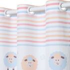 Cortina Infantil Com Ilhós Estampa Baby Pompom Santista