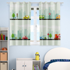 Cortina Infantil Para Quarto Carros Na Cidade 2,80m X 1,40m
