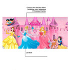 Cortina Infantil Princesas Disney Para Cama Joy - Rosa