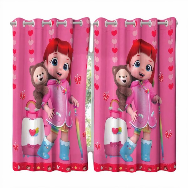 Cortina Infantil - Rainbow Ruby - 3 00m X 1 80m - P/ Varão -