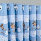 Cortina Infantil Sublimada Estampada 2,00 X1,50m Aviador