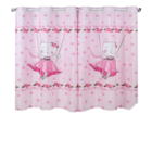 Cortina Infantil Sublimada Estampada 2,00 X1,50m Gatinha
