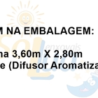 Cortina Inova 3 60 Metros X 2 80m Sala Quarto Janela Porta -