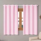 Cortina Isa Varão Tecido Oxford 2,80m X 1,60m - Rosa
