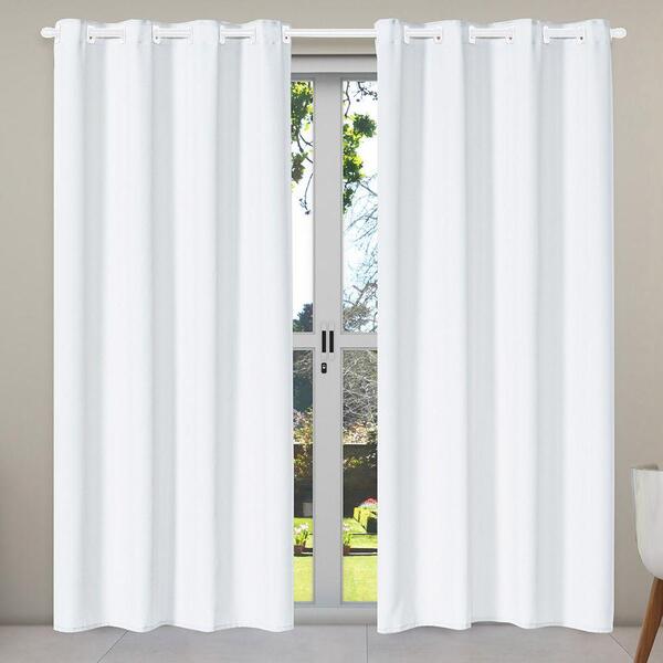 Cortina Isa Varão Tecido Oxford 2,80m X 2,30m P/ Porta Balcão