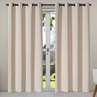 Cortina Isa Varão Tecido Oxford 4,00m X 2,50m - Avelã