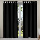 Cortina Isa Varão Tecido Oxford 4,00m X 2,50m - Preto