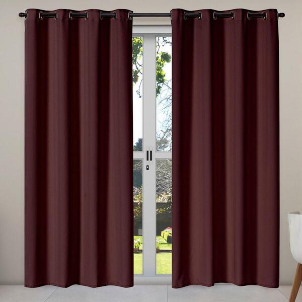 Cortina Isa Varão Tecido Oxford 4,00m X 2,50m - Tabaco