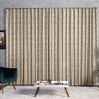 Cortina Jacquard  5,00x2,70 Para Trilho Suíço Palha