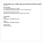 Cortina Jacquard De Sala Cáqui Avelã 3 Metros X 2,80 Metros I