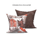 Cortina Jacquard De Sala Cáqui Avelã 3 Metros X 2,80 Metros I