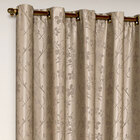 Cortina Jacquard De Sala Cáqui Avelã 3 Metros X 2,80 Metros I